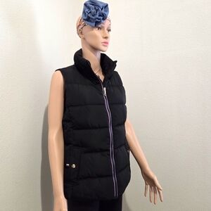 EUC Tommy Hilfiger Black Puffer Vest